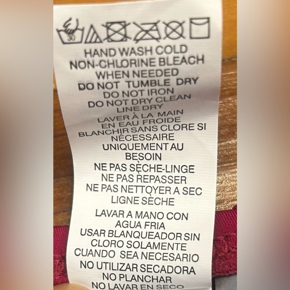 NWT La Blanca Burgundy Full Coverage Lined Stretchy Bikini Bottom, 14 - Picture 11 of 15